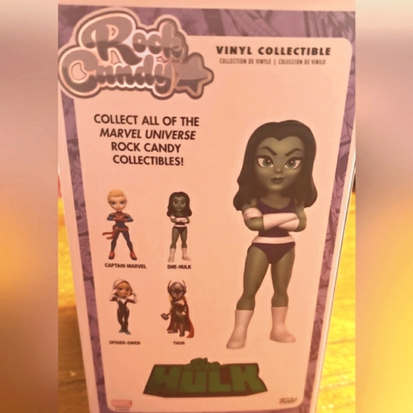 FUNKO NIB Marvel Rock Candy She-Hulk Figure - Picture 4 of 4